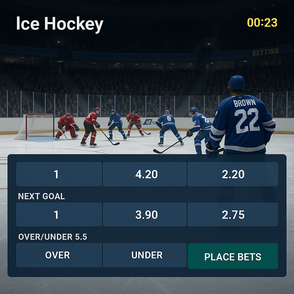 22bet - Hockey Betting with Competitive Odds